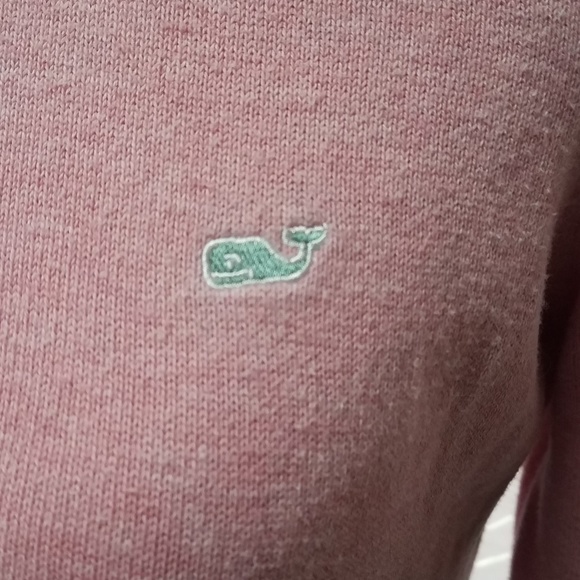 Vineyard Vines Pink Preppy Zip Sweatshirt Jacket - Picture 3 of 5